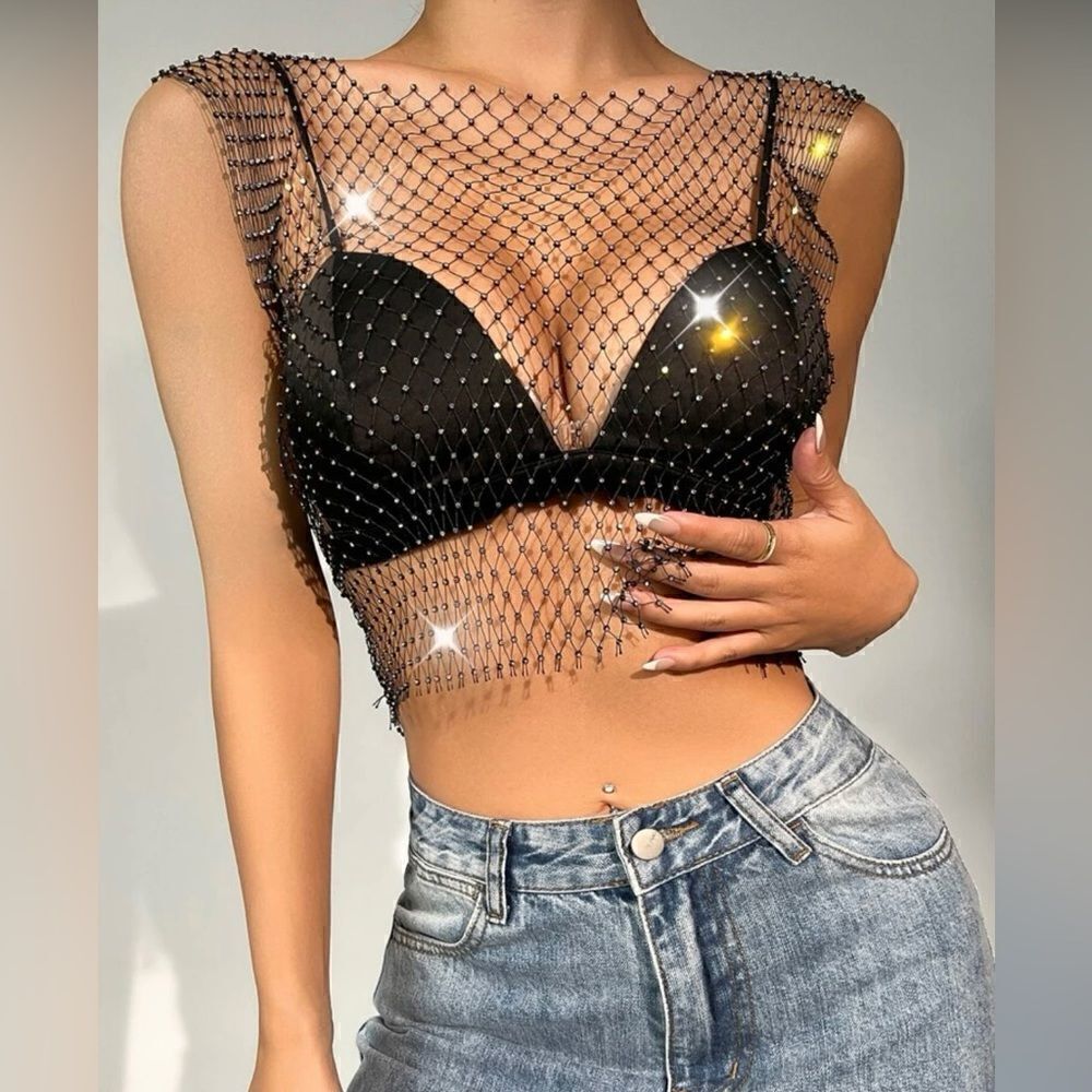 Sparkles and mesh  